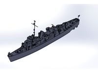 WW2 Destroyer Escort 1:108 scale by Jabberwock