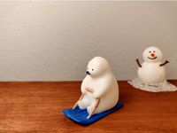 KUMATY : Polar Bear on a Sled by takman29