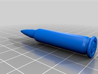 5.56xx45mm NATO Full Bullet by LarryLobsterMan