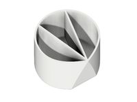 Cup with 3 partitions for acrylic paint pouring by debsahu