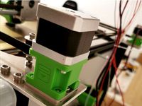 Noise Reducing Stepper Motor Mount WITHOUT Belt Tensioner by SwissDarky