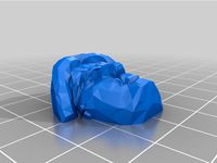 Lego Statue of Liberty Face by Ecolon