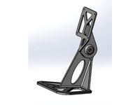adjustable TV monitor table stand holder 100 x 100 hole spacing by blatti71