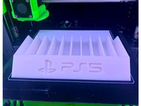 PS5 Flat Game Case Holder by MagicMelody84