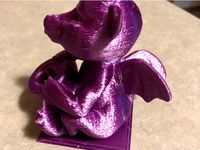 Baby Dragon Pen Holder with Wings by Ruinedit