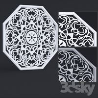 Islamic plaster decor