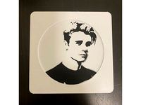 Justin Bieber coaster - printed as one by gfursu