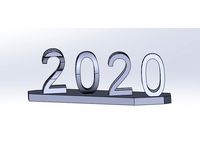 2020 year logo (RUS) by raw_engineer