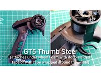 FlySky FS-GT5 Upgrades (thumb steering, menu knob, aux channel knobs) by suchtragedy