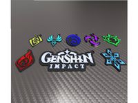 GENSHIN IMPACT key by ggod77