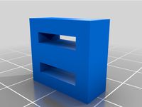 Mini toggle clamp fixing helper for 20X20 profiles by ismailagir