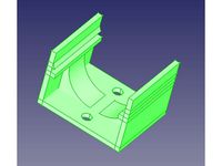 LED DOT Matrix bracket by DJ9PH