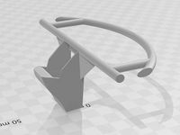 Chopped and scaled Anafi leg guard to fit on MP Delta Mini by tlyons