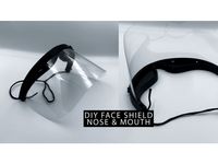 DIY FACE SHIELD for nose & mouth by dotchmiel