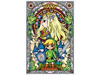 Lythophane Vitrail Zelda Windwaker 7e modele (stained glass) by RustyVince63