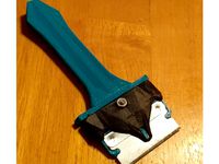 Single-edge razor scraper by centuryglass