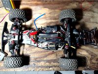 Rustler LED light set mounts and lipo 3s adapter by Maniaticus
