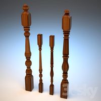Balusters and post