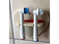 Toothbrush holder for Braun Oral-B brush heads / Halter für Braun Oral-b Zahnbürtenköpfe by makee2019