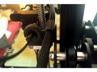 Ender 3/Pro Small Filament Guide Remix with support to cable by marcoabcf
