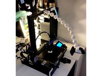 Logitech C910 HD Pro Webcam mount for Ender 3 by bartosslajos