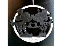 Disney xmas ornament - Mickey & Minnie by ZeckFR