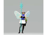 Female Frost Sprite Ranger / Cleric / Druid by sleyvas