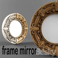 round frame mirror