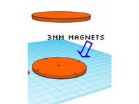 Floating Magnetic Coasters by KingSam1st