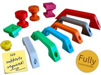 Fully Customizable General Purpose Handles by Code_and_Make