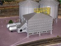 HO Scale Grain Dryer by kabrumble