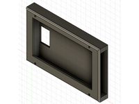 LCD Bezel for OSOYOO 5 Inch DSI Touch Sceen LCD Display by servabofidem