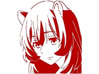 Raphtalia stencil 2 by Longquang