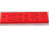 2 Line Nametag Generator by pahowells