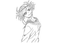 Toga Himiko stencil 2 by Longquang