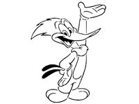 Woody Woodpecker stencil by Longquang