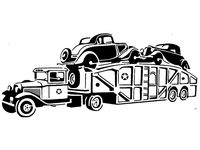 Car hauler stencil by Longquang