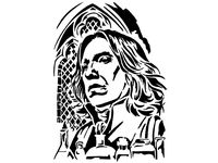 Professor Severus Snape stencil by Longquang