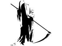 Grim Reaper stencil 5 by Longquang