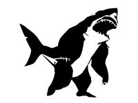 Bear shark stencil by Longquang
