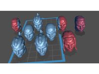 Space Lions Heads by Tlo1048