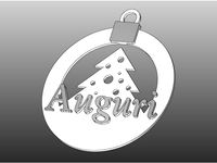 Sfera palla di Natale decorazione Christmas ball decoration by duegi