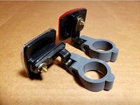 Bicycle Frame Reflector Clamp Mount by gamla3d