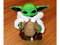 Baby Yoda - Thanksgiving Turkey by barasaur