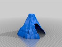 Matterhorn Mountain tunnel for wooden toy train by gn0m3r4l