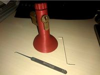 Lockpicking stand for euro cylinder by vratik
