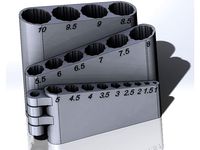 Foldable drill organizer by 00svd00