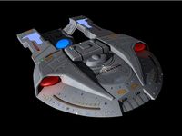 Steamrunner Class Starship by FleetPrinter