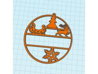 Customizable Christmas Ornament by rkxone