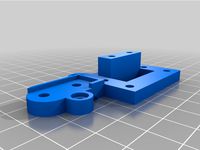 Hero Me 5 Gantry Adapter for 3DFused Direct Drive Plate and Stock or MicroSwiss Hot End by noahpurdy